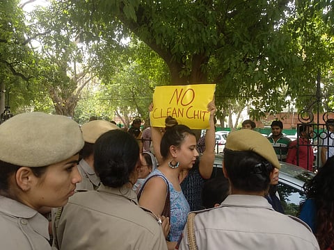 Protests erupt outside Supreme Court In-House Committee clean chit to CJI Gogoi: Live Updates