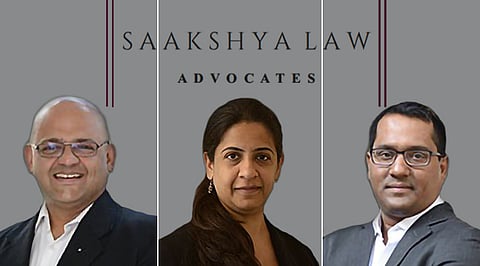 Former Argus Partners Siddharth Raja, Aditya and Megha Narayan set up ‘Saakshya Law, Advocates’
