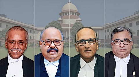 Centre notifies appointment of Justices V Ramasubramanian, Krishna Murari, S Ravindra Bhat, Hrishikesh Roy as Supreme Court judges
