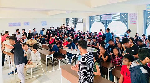 HPNLU students resume strike six months after protesting lack of facilities