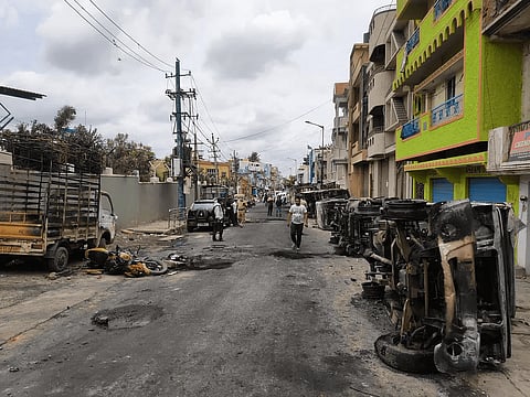Bangalore Riots | Courtesy: Prajwal Bhat