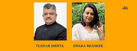 Tushar Mehta Swara Bhasker