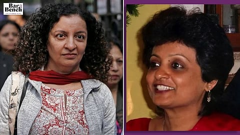 Priya Ramani (L), Rebecca John (R)