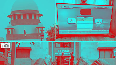 Supreme Court Video Conference & Lock Down
