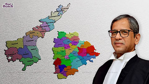 CJI Ramana, Andhra Pradesh and Telangana