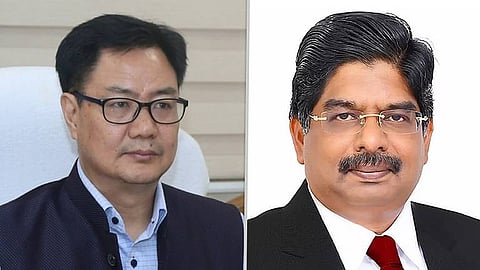 Kiren Rijiju and P Wilson