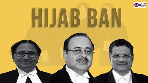 Chief Justice Ritu Raj Awasthi and Justices Krishna Dixit and JM Khazi