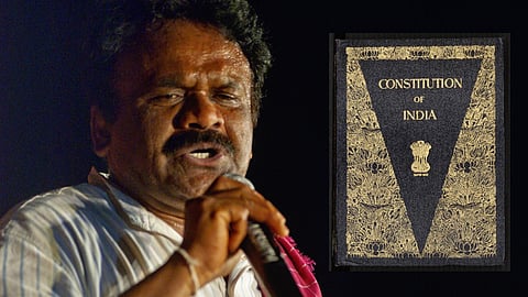 Picchalli Srinivas, Singer and the Constitution of India