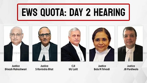 EWS QUOTA - Supreme Court Bench