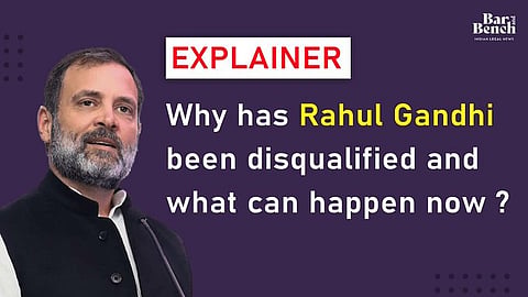 Rahul Gandhi disqualification