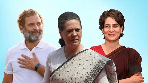 Rahul Gandhi, Sonia Gandhi, Priyanka Gandhi