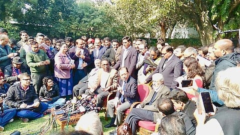 SC Justices Chelameswar, Gogoi, Lokur and Joseph held a press conference against CJI Dipak Misra