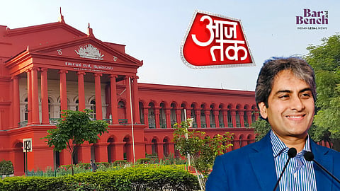 Sudhir Chaudhary, Aj tak and Karnataka HC