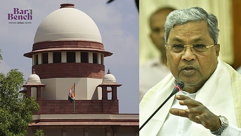 CM Siddaramaiah and Supreme Court
