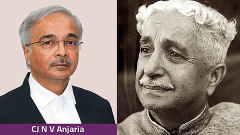 CJ N V Anjaria and Kuvempu