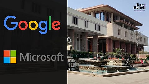 Google and Microsoft with Delhi High Court