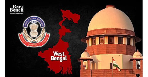 Supreme Court, CBI, and West Bengal Map