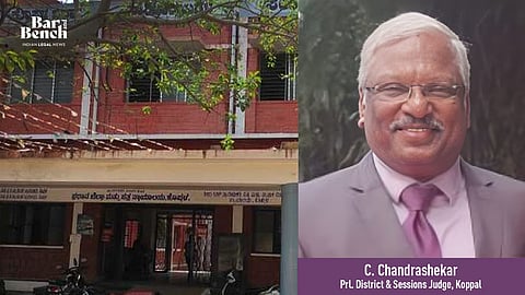 Koppala court complex, Special Judge C Chandrasekhar