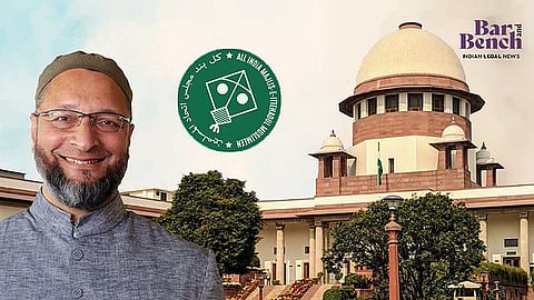 Supreme Court with Asaduddin Owaisi, AIMIMfacebook