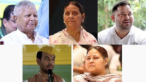 Lalu Prasad Yadav and Family
