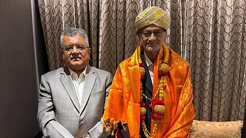 ಐದು ದಶಕ ಪೂರೈಸಿದ ಹಿರಿಯ ವಕೀಲ ಕೆ ಎಸ್ ವ್ಯಾಸರಾವ್ರನ್ನು ಸನ್ಮಾನಿಸಿದ ಎಸ್ಜಿ ತುಷಾರ್ ಮೆಹ್ತಾ
