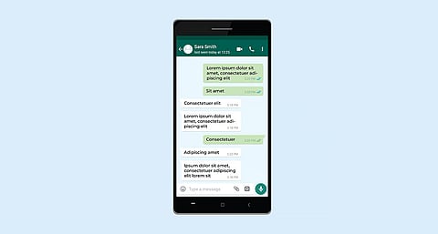 WhatsApp chat