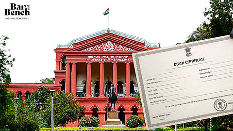 ಬದುಕಿರುವ ವ್ಯಕ್ತಿಯ ಹೆಸರಿನಲ್ಲಿ ನೀಡಿರುವ ಮರಣ ಪ್ರಮಾಣ ಪತ್ರ ರದ್ದುಪಡಿಸಲು ಮೀನಮೇಷ: ಹೈಕೋರ್ಟ್ ಕಿಡಿ