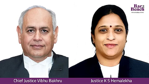 Chief Justice Vibhu Bakhru & Justice K S Hemalekha