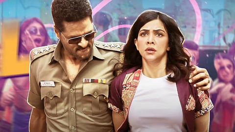 'Police Kaarana Kattikitta' song from Jolly O Gymkhana out