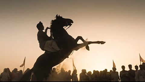 A still from the teaser of Azaad