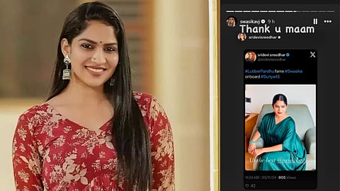 Swasika confirms she is part of Suriya 45