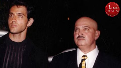 Hrithik Roshan and Rakesh Roshan