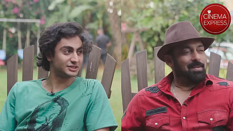 Arhaan Khan and Salman Khan in the podcast