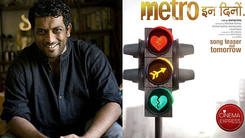Anurag Basu (L) and Metro In Dino poster (R)