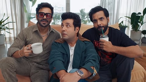 (from left) Aparshakti Khurana, Varun Dharma and Abhishek Banerjee will next be seen in an Imtiaz Ali produced film