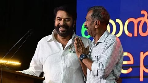 Mammootty introduces friend who gave him his name