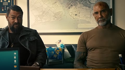 The screengrab from The Wrecking Crew trailer