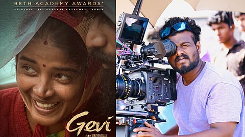 Gevi poster; producer and cinematographer Jagan