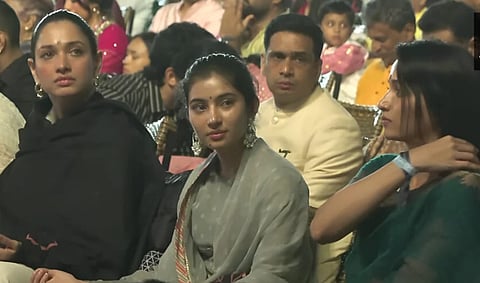 Dhurandhar 2 actor Sara Arjun attends Isha Foundation on Maha Shivratri