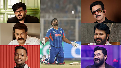 Mammootty, Mohanlal, Dulquer, Prithviraj, Basil, Nivin and others celebrate Sanju Samson’s heroic T20 World Cup knock