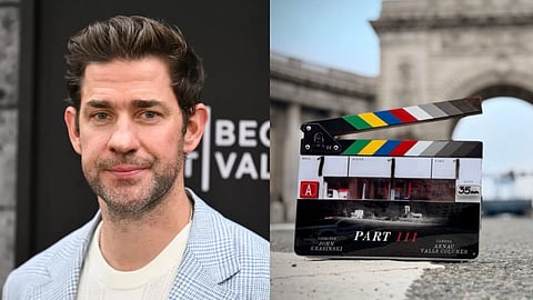 John Krasinski; The picture announcing the production commencement of A Quiet Place Part 3