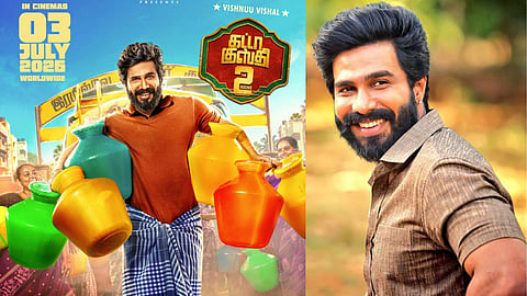Gatta Kusthi 2 release announcement poster; Vishnu Vishal