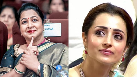 Radikaa Sarathkumar clarifies her 'best birthday gift' wish for Trisha after TVK's win