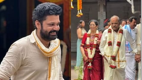 Rakshit Shetty celebrates parents’ 50th wedding anniversary; fans get rare glimpse of ‘Simple Star’