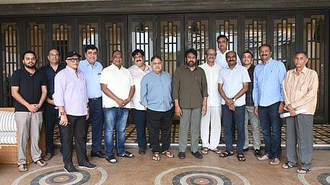 Industry members meet Chiranjeevi over percentage system issue