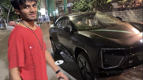 Suriya presents Karuppu composer Sai Abhyankkar with a Batman edition car