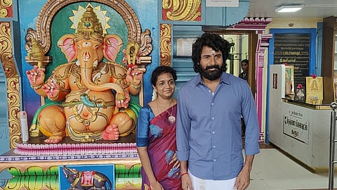 Sivakarthikeyan visits Palani Murugan temple with wife Aarthi; photos go viral
