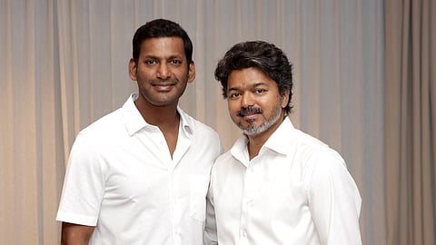 Vishal meets CM Vijay but skips honouring him with bouquet and shawl