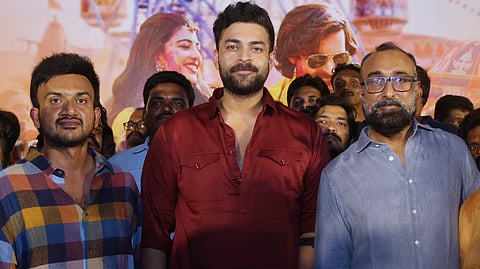 After injury, Varun Tej makes first public appearance to unveil the song