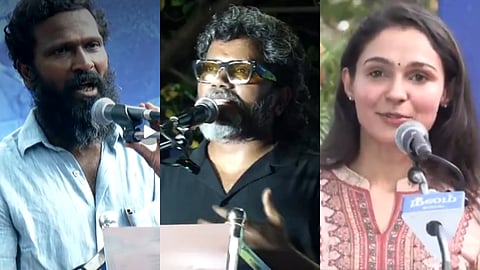 Pa Ranjith questions CM Vijay's silence on NEET protests; Vetri Maaran, Andrea, Ameer express solidarity